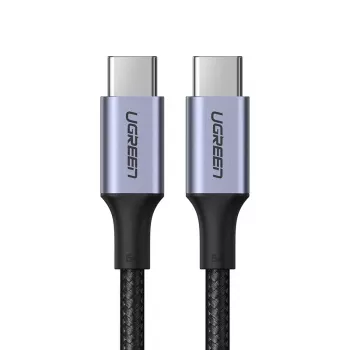 UGREEN USB-C uz USB-C kabelis 100W 5A Melns 1,5m