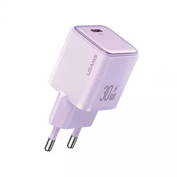 USAMS X-ron Series 30W USB-C PD sienas lādētājs - violets (US-CC186)