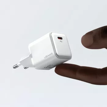 USAMS X-ron Series 30W USB-C PD sienas lādētājs - violets (US-CC186)