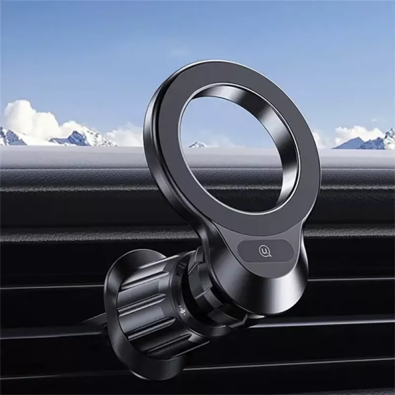 USAMS Universāls magnētiskais auto ventilācijas stiprinājums ZJ75 - Melns