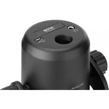 BOYA BY-PM700 USB kondensatora mikrofons ar 4 polārajiem režīmiem, nulles aizkaves monitoringu, integrētu statīvu
