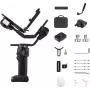 ZHIYUN CRANE 4 COMBO 3 asu kameras gimbal stabilizators ar 6kg kravnesību, 12h akumulatoru, skārienekrānu un papildu gaismu, melns