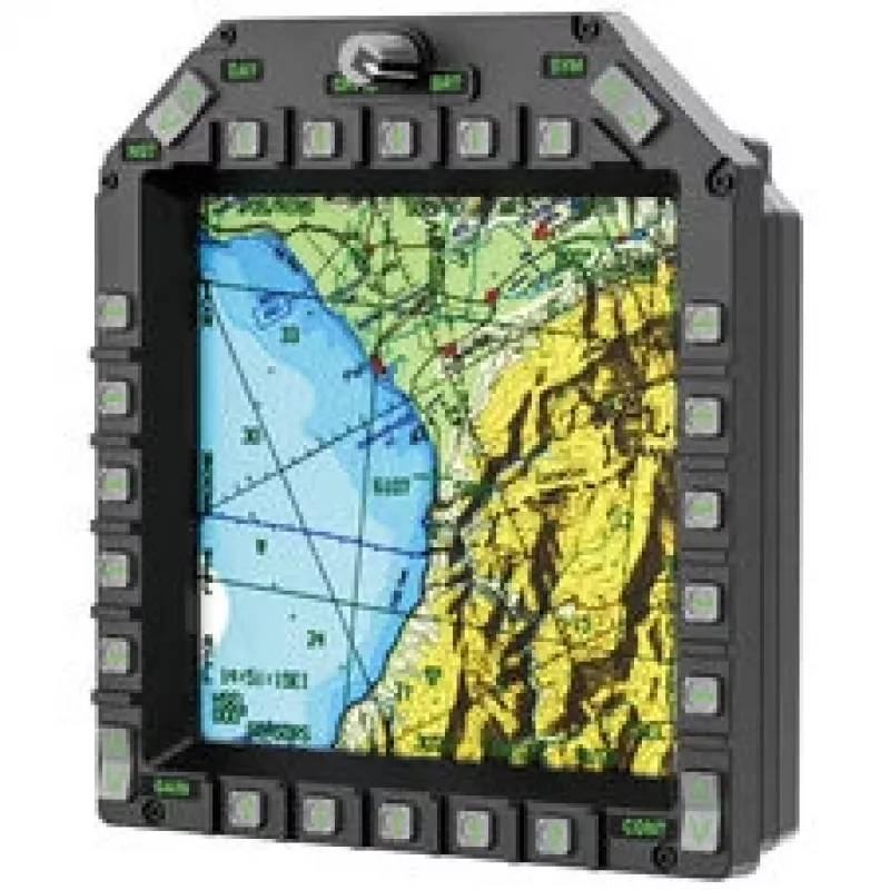 Moza Racing AMPCD displeja panelis - 5 collu IPS LCD, 800x480, 60Hz, USB-C, alumīnijs, priekš R5/R9/R16/R21