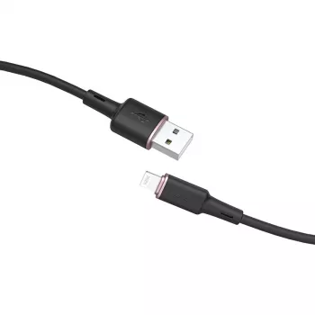 ACEFAST MFI sertificēts USB-A uz Lightning kabelis 1,2 m melns (C2-02)