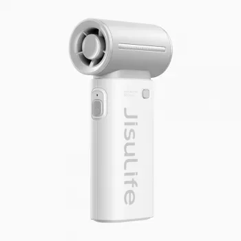 JISULIFE Life9 rokas ventilators 3600mAh pārnēsājams USB ventilators ar power bank - pelēks