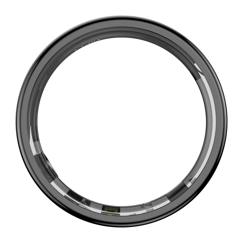 COLMI RING 2 viedais gredzens, 11. izmērs, melns, Bluetooth 5.0, IP68, sirdsdarbības, SpO2, miega un aktivitātes izsekošana