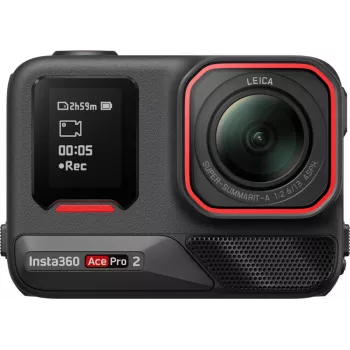 Insta360 Ace Pro 2 Dual Battery Action Camera - 8K video, Leica objektīvs, FlowState stabilizācija