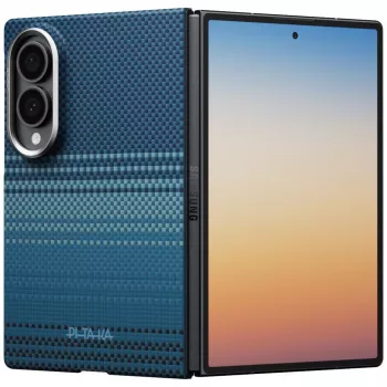 PITAKA Edge vāciņš Samsung Galaxy Z Fold 8 - Moonrise - 1500D aramīda šķiedra, MagSafe saderīgs, īpaši plāns uzspiežamais vāciņš