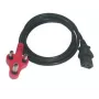 PWR īpašs viengalvas tējkannas kabelis 1,8 m - Schuko uz IEC C13 strāvas vads, melns, 3x0,75 mm², H05VV-F, 10A/250V