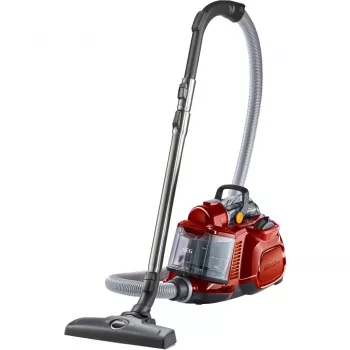 AEG LX7-2-CR-A Bezputu ciklona putekļsūcējs, 750 W, Chili Red/Melns