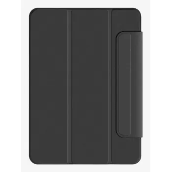 Pomologic BookCover maciņš iPad Pro 11 (2024) M4 – melns folio ar statīvu, miega/pamošanās, atbalsts Apple Pencil