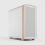 Fractal Design Summit Chalk White Solid TV statīvs ar ozola akcentiem