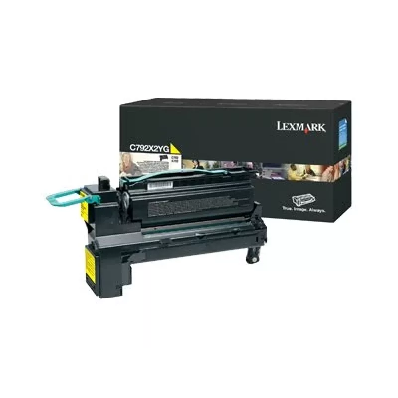 Lexmark C792X2YG Extra High Yield dzeltenā tonera kasetne