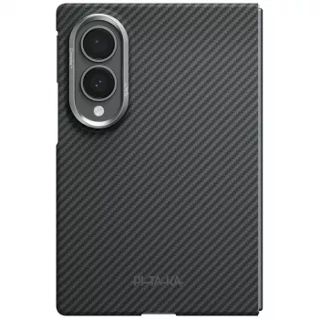 PITAKA Edge vāciņš Samsung Galaxy Z Fold8 - Melns/Pelēks Aramid Fiber MagSafe saderīgs