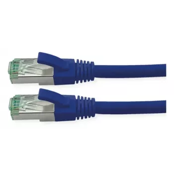 ROLINE RM Cat.6A S/FTP (PiMF) savienojuma kabelis, TPE, zils, 5 m - RJ45 Snagless, 10GbE, LSZH