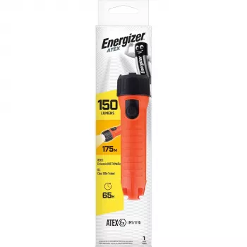 Energizer Mine Safety ATEX 2D lukturis - iekšēji droša LED, 150 lūmeni, dzeltena