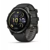 Garmin fenix 9 Pro Multisport GPS viedpulkstenis ar inReach satelītsakaru, 47 mm oglekļa pelēks DLC titāna korpuss, melna/akmens pelēka silikona siksniņa