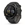 Garmin fenix 9 Pro Multisport GPS viedpulkstenis ar inReach satelītsakaru, 47 mm oglekļa pelēks DLC titāna korpuss, melna/akmens pelēka silikona siksniņa