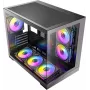 Antec CX M3 ARGB B Mini-Tower datora korpuss, rūdīts stikls, 3x 120 mm ARGB ventilatori, microATX