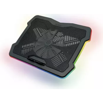 Antec HyperFlow RGB Notebook dzesēšanas paliktnis klēpjdatoriem līdz 17,3 collām ar diviem 140mm ventilatoriem