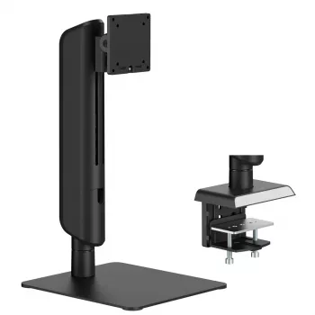 VALUE Lieljaudas brīvstāvošs LCD turētājs, augstumā regulējams, līdz 49", 18 kg, melns