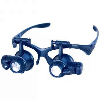 Discovery Crafts DGL 50 palielināmās brilles ar maināmām lēcām un LED apgaismojumu