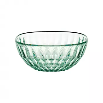 Guzzini Vanity 30 cm pasniegšanas bļoda, Matcha zaļa, pārstrādāta plastmasa