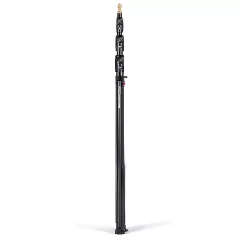 Manfrotto 1004BAC-3 Gaisa spilvena 4 sekciju gaismas statīvu komplekts (3 iepakojumā, melns)