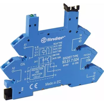 Finder 93.51.7.024 releja ligzda 6-24VDC (93517024)