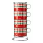 Bialetti 4 Cappuccio Tricolore Piena putotājs plītij, 160 ml, manuāls virzulis, Itāļu trikolors