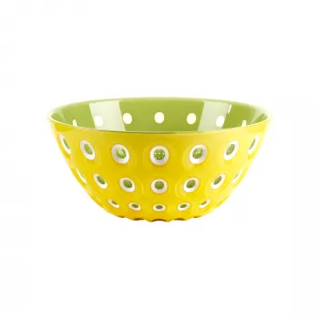 Guzzini Le Murrine Pasniegšanas bļoda 25 cm Safrāna dzeltena/balta/ūdens zaļa