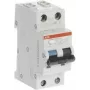 ABB 2CSR275180R0165 RCBO 1P+N 16A C līkne 30mA maiņstrāvas tips 6kA 2 moduļi DS201