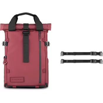 Kompakta ikdienas mugursoma Wandrd PRVKE 15L, Rhone Burgundy (PK15-RB-PB-4)