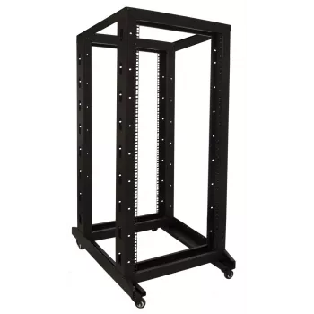 DSIT 27U 19 inch brīvi stāvošs serveru skapis uz riteņiem, 600x800x1400 mm, neizmontēts, melns (DS-RR6827)