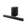 LG DS60T 2.1 kanālu skaņas josla ar bezvadu zemfrekvences skaļruni, 400W kopējā jauda, Dolby Digital, DTS, Bluetooth 5.0, HDMI ARC, Optical, USB, AI Sound Pro, sienas montāža