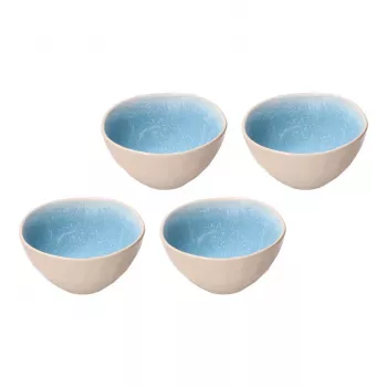 ROSE&TULIPANI Concerto Fuse Azzurro 4 vidēju bļodu komplekts 15 cm