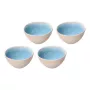 ROSE&TULIPANI Concerto Fuse Azzurro 4 vidēju bļodu komplekts 15 cm