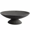 Fire Bowl L čuguna āra ugunskura bļoda, 60 cm apaļa, koksnes un ogļu dedzināšanai, melna