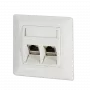 DSIT Keystone priekšējā plate ziloņkaula krāsā DC-Wall-Key-I