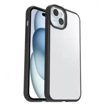 OtterBox React Series maciņš Apple iPhone 15 Plus un iPhone 14 Plus, caurspīdīgs/melns