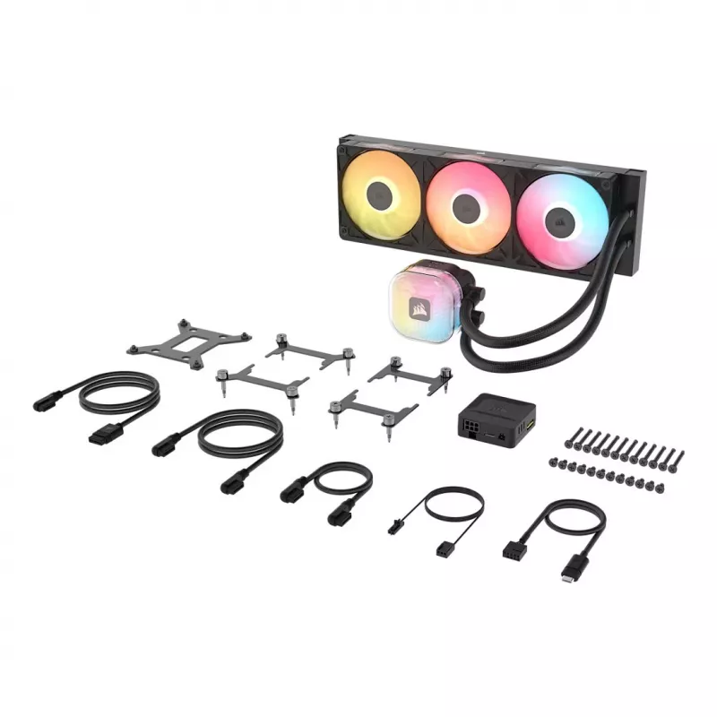 CORSAIR iCUE LINK TITAN II 360 RX RGB Melns šķidruma CPU dzesētājs