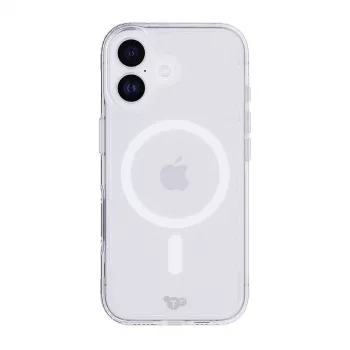 Tech21 EvoClear MagSafe maciņš iPhone 17 Clear – 3,6m kritiena aizsardzība, UV izturīgs, pretmikrobu