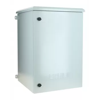 DSIT 19 inch āra sienas stiprinājuma serveru skapis IP55 9U 600x450x500 mm gaiši pelēks