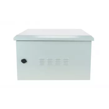 DSIT DS6606-OUT 19 inch āra sienas stiprinājuma serveru skapis IP55 9U 600x450x500mm gaiši pelēks