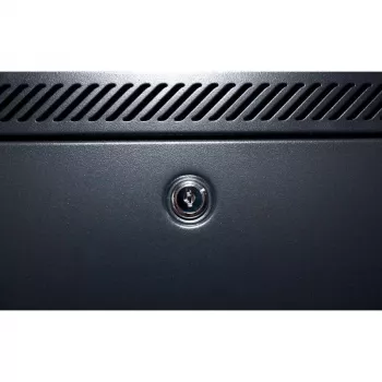 DSIT DS6604M 4U sienas montāžas serveru skapis ar metāla durvīm, 600 x 600 x 280 mm, melns