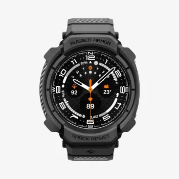 Spigen Rugged Armor PRO Samsung Galaxy Watch Ultra 2 2026 (47mm) matēti melns