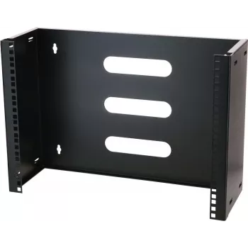 DSIT 8U 19 collu sienas stiprinājuma fiksēts rāmis, 180 mm dziļums, melns (DS-WMB8-S)