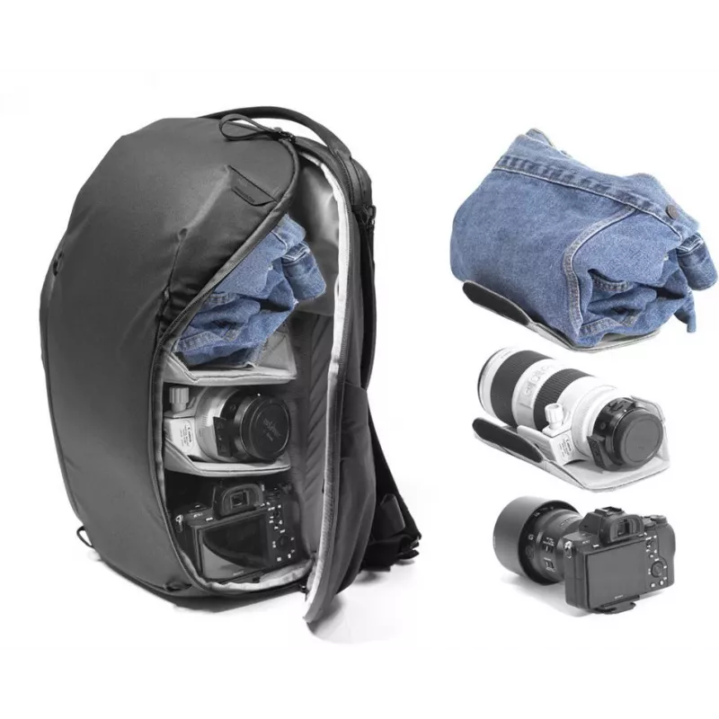 Peak Design Everyday Backpack Zip 15L Melns BEDBZ-15-BK-2