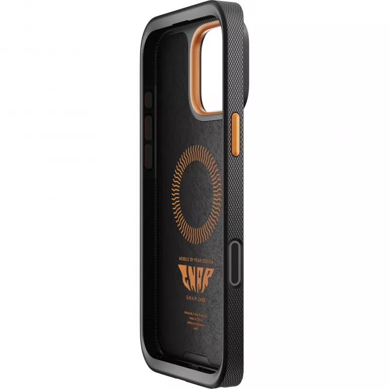 Apvalks Peak Design Mobile GNAR, paredzēts Apple iPhone 16 Pro Max, melna (M-MX-BV-BK-1)