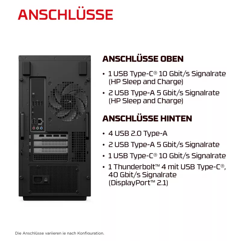 HP HyperX OMEN galddators GT18-0170ng - Intel Core Ultra 7 270K Plus, 32GB DDR5, 1TB SSD, NVIDIA GeForce RTX 5060 Ti 16GB, FreeDOS